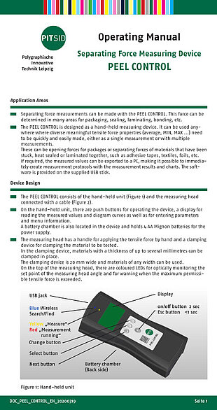 PDF-Download - PEEL CONTROL - Operating Manual