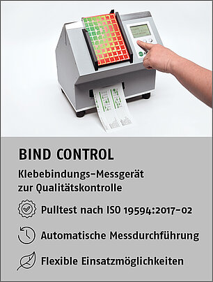 Klebebindungs-Messgerät BIND CONTROL