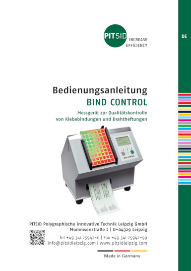 PDF-Download - BIND CONTROL - Bedienungsanleitung